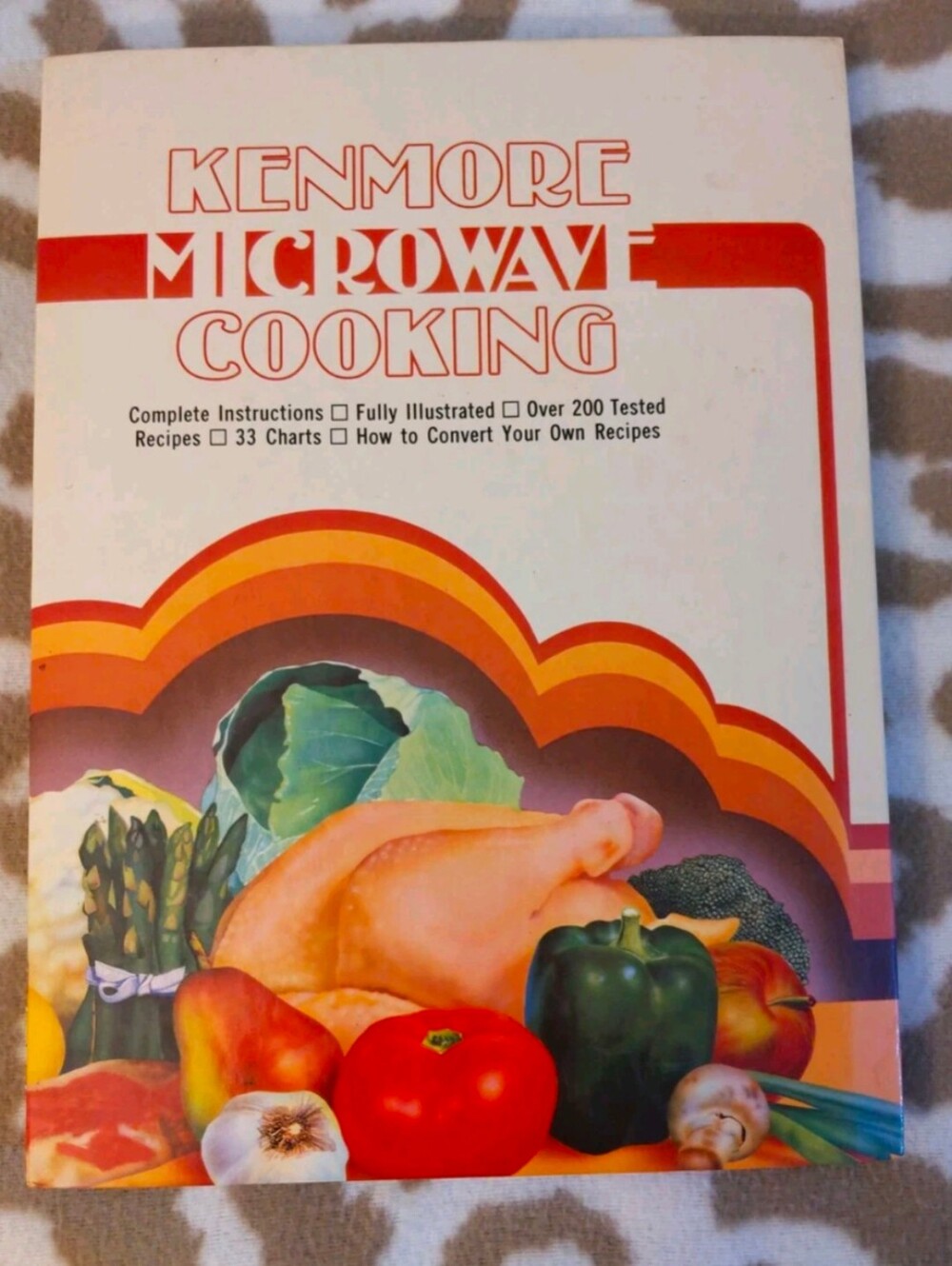 Microwave Cookbook Vintage Cooking Retro Recipe Book 1980